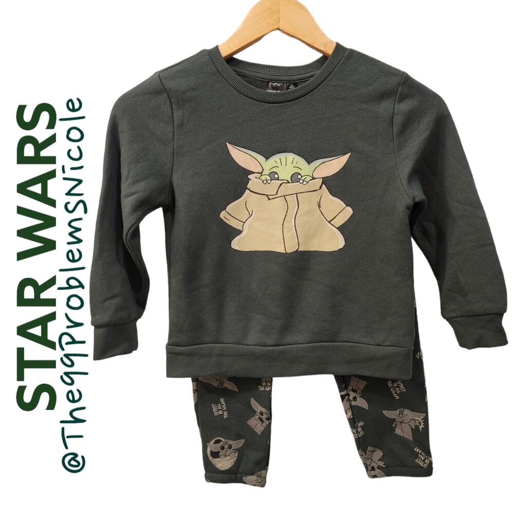 Baby Yoda Outfit Size 5T